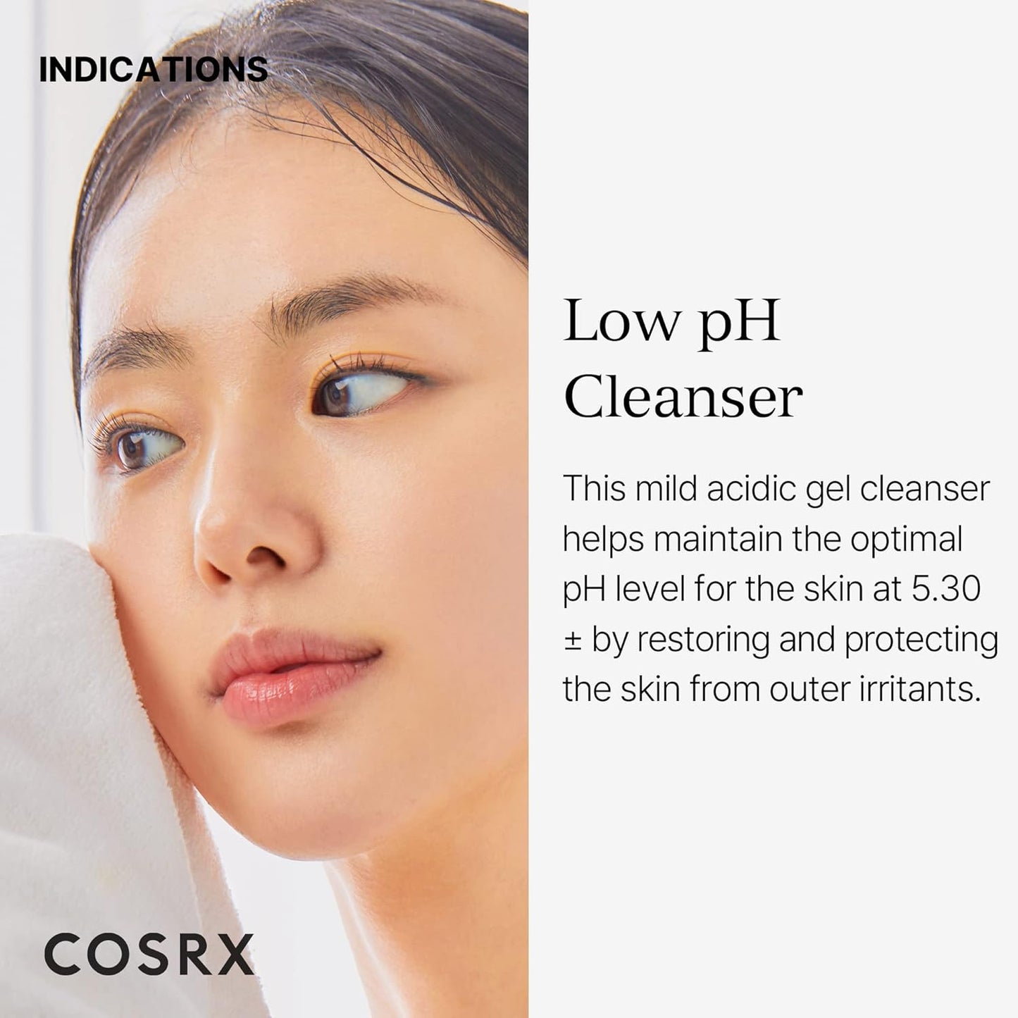 COSRX Low pH Good Morning Gel Cleanser, Daily Mild Face Cleanser