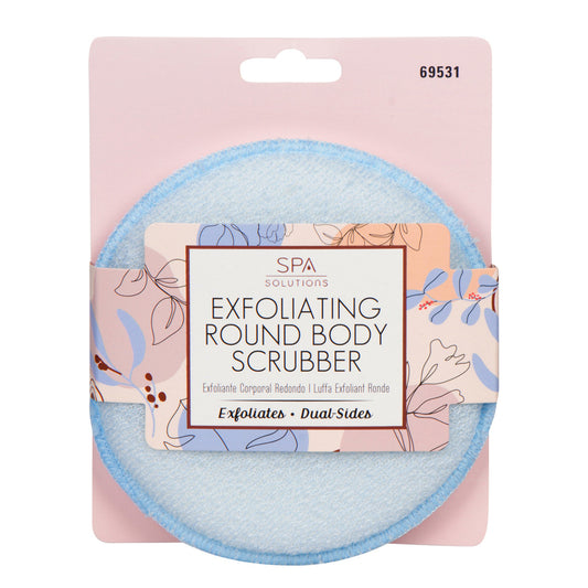 EXFOLIATING ROUND BODY SCRUBBER: