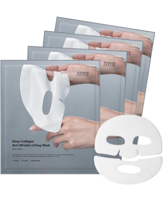 Deep Collagen Anti-Wrinkle Lifting Mask (4 pks)