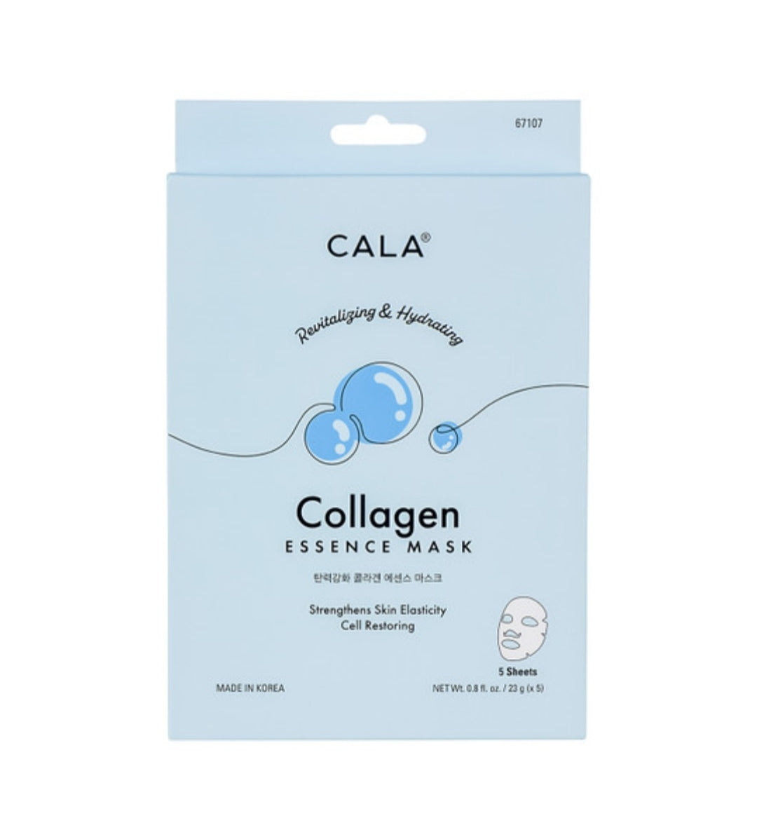 Collagen FACIAL MASKS by CALA (5 PKS)