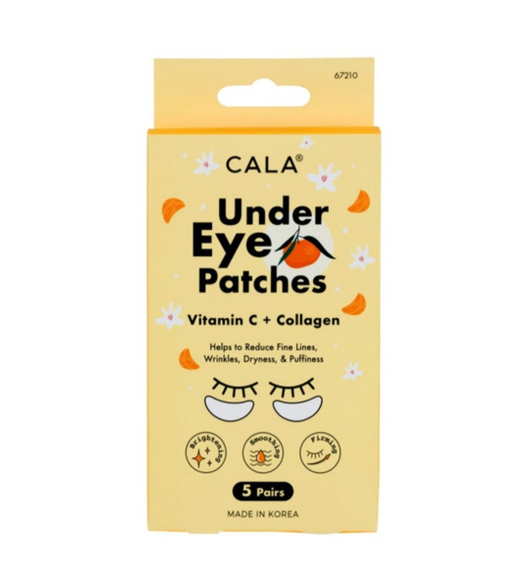 UNDER EYE PATCHES: VITAMIN C & COLLAGEN by CALA (5 pcs))