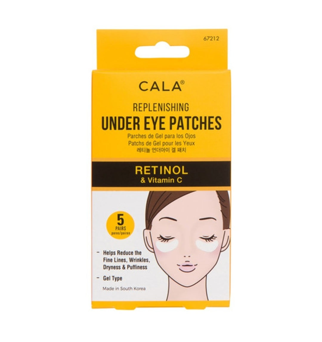 UNDER EYE PATCHES: RETINOL & VITAMIN C by CALA (5 pcs)