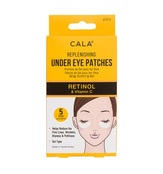 UNDER EYE PATCHES: RETINOL & VITAMIN C by CALA (5 pcs)