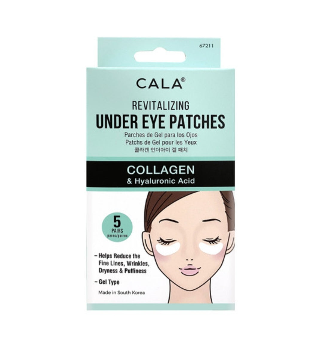 UNDER EYE PATCHES: COLLAGEN & HYALURONIC ACID by CALA (5 pcs)