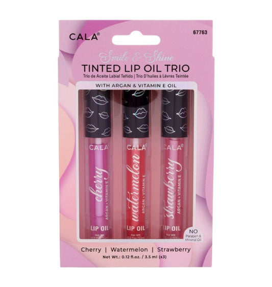 TINTED Lip Oil Trio by CALA (3 pcs)