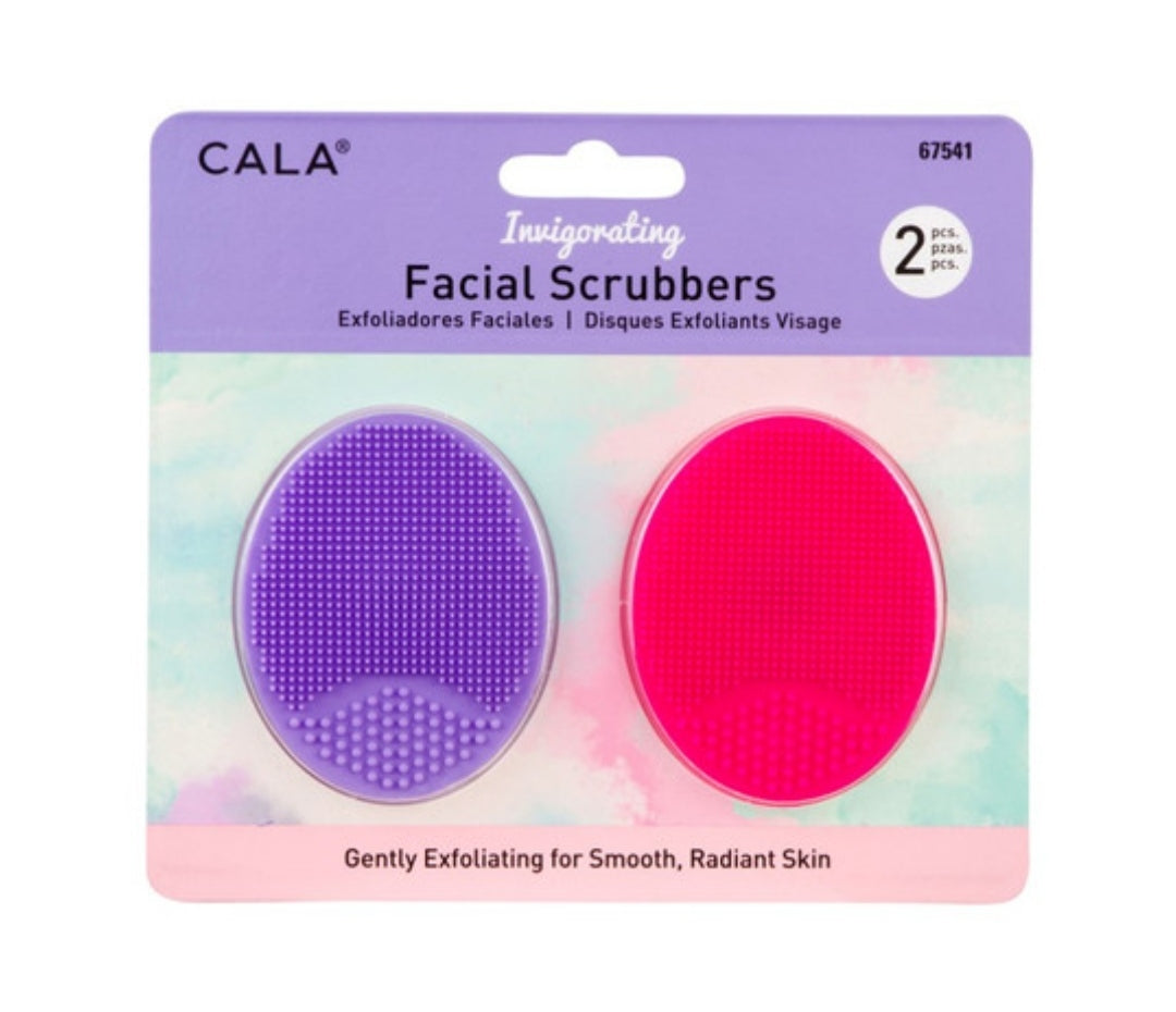 FACIAL SCRUBBERS by CALA (2pcs)