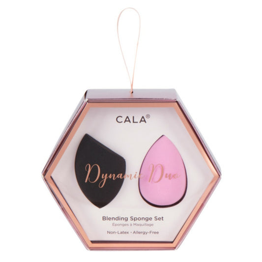 Blending sponge set by CALA: BLACK/PINK (2PCS)