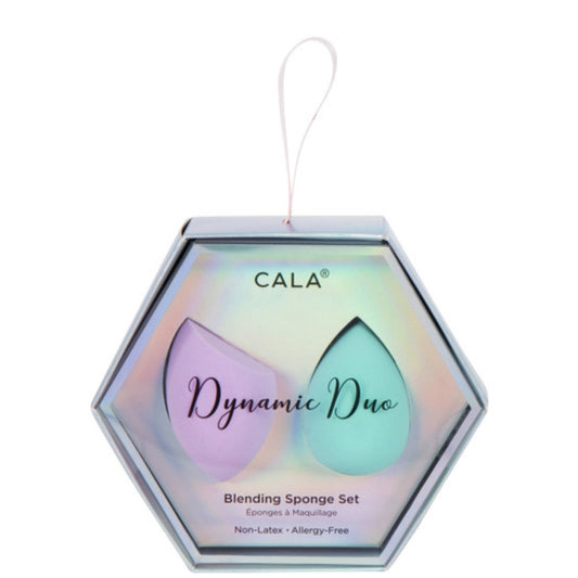 Blending sponge set by CALA: LAVENDER/AQUA (2PCS)