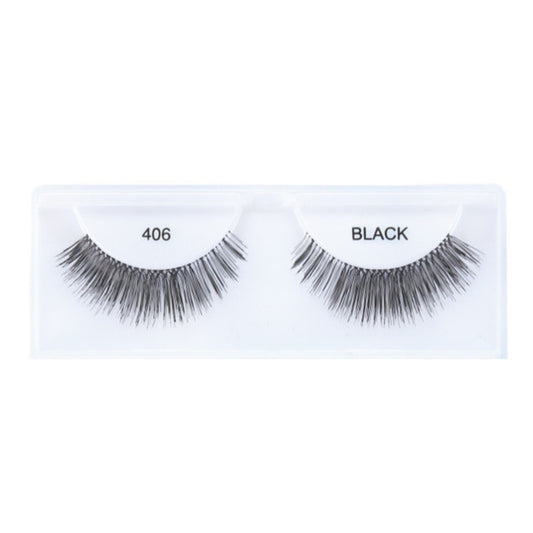 PREMIUM NATURAL GLAMOUR LASHES #406 (CARDED)