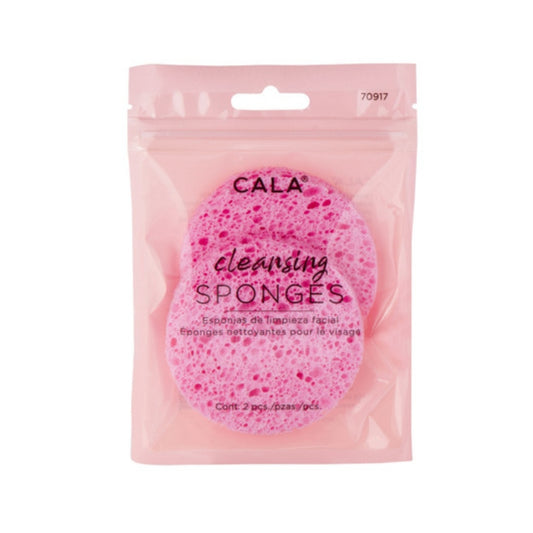 CALA PINK CELLULOSE CLEANSING SPONGES (2 PCS/ PK)