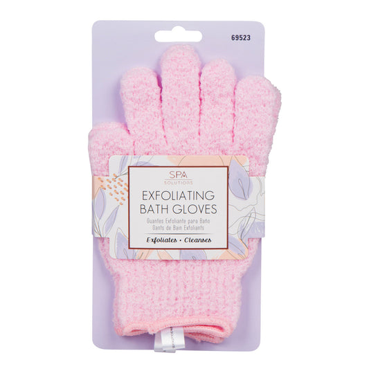 EXFOLIATING BATH GLOVES