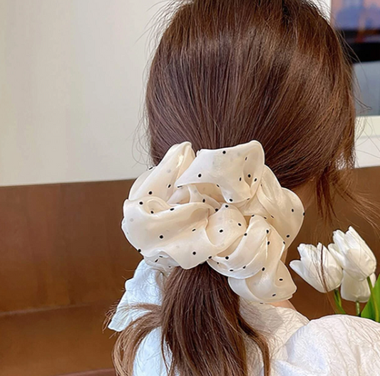 Polka Dot Pattern Scrunchie