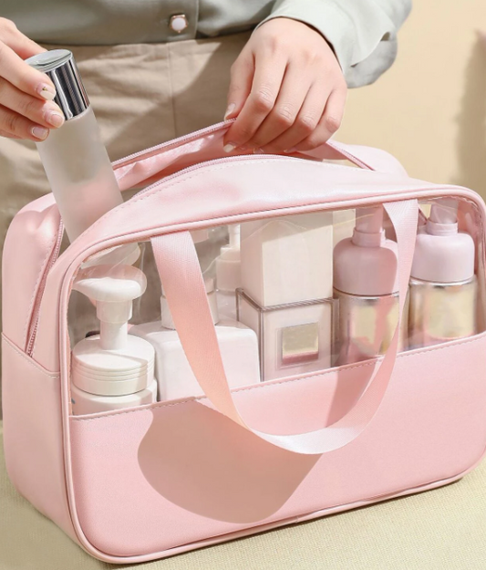 Clear Square Makeup Bag